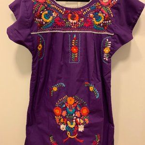 Authentic Mayan embroidery dress